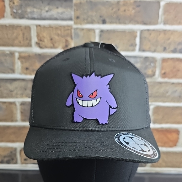 Other - Black Cap with Purple Character Design